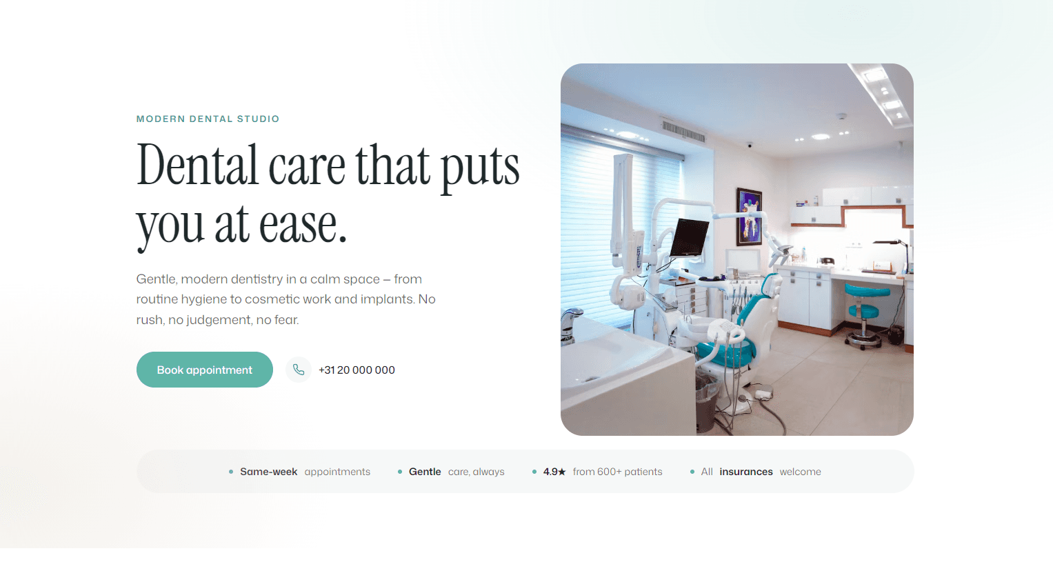 Sereine — website built by Lumo
