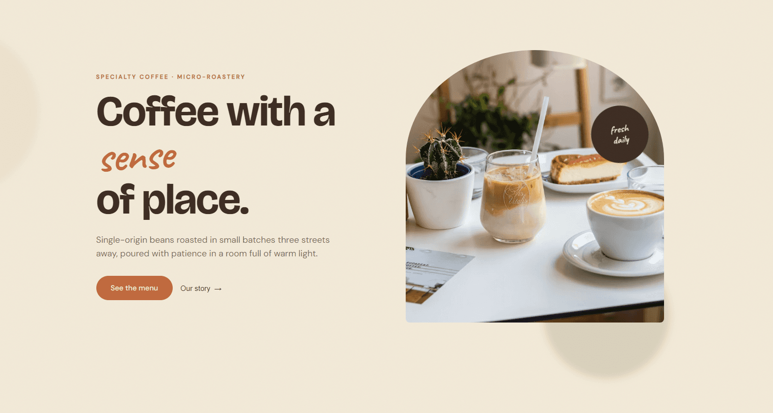 Terre — website built by Lumo